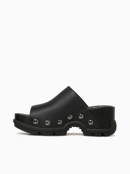 Roam'n Slide Black Black leather Black / 5 / M
