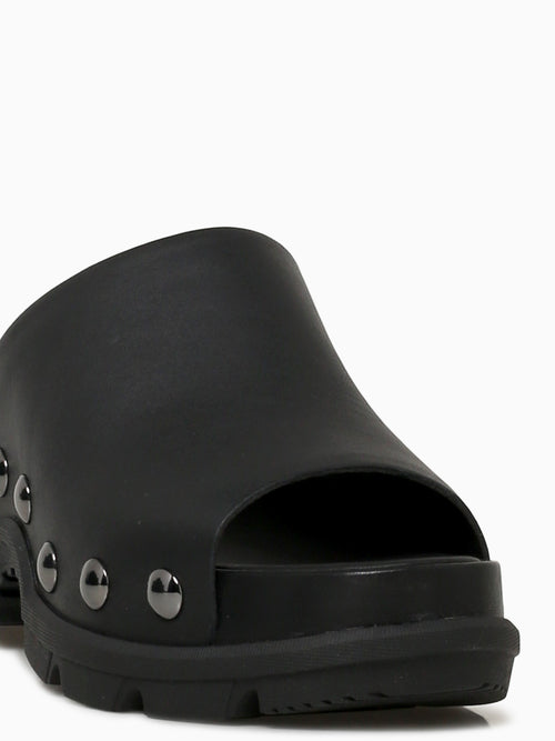 Roam'n Slide Black Black leather Black / 5 / M