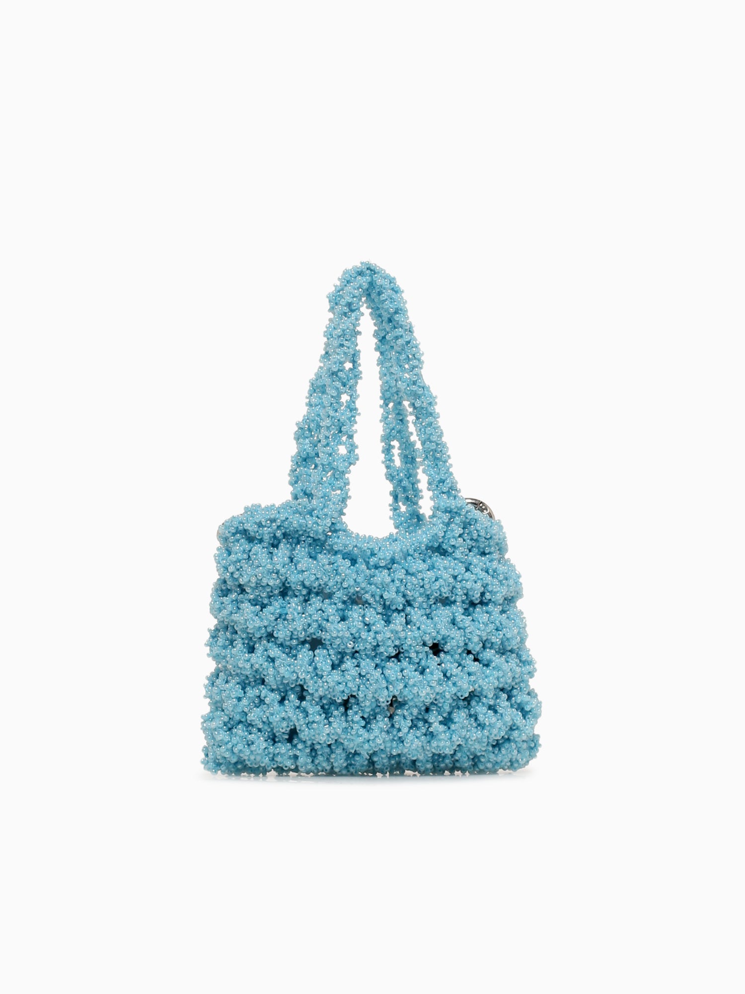 Norma Beaded Mini Bag Sky Blue