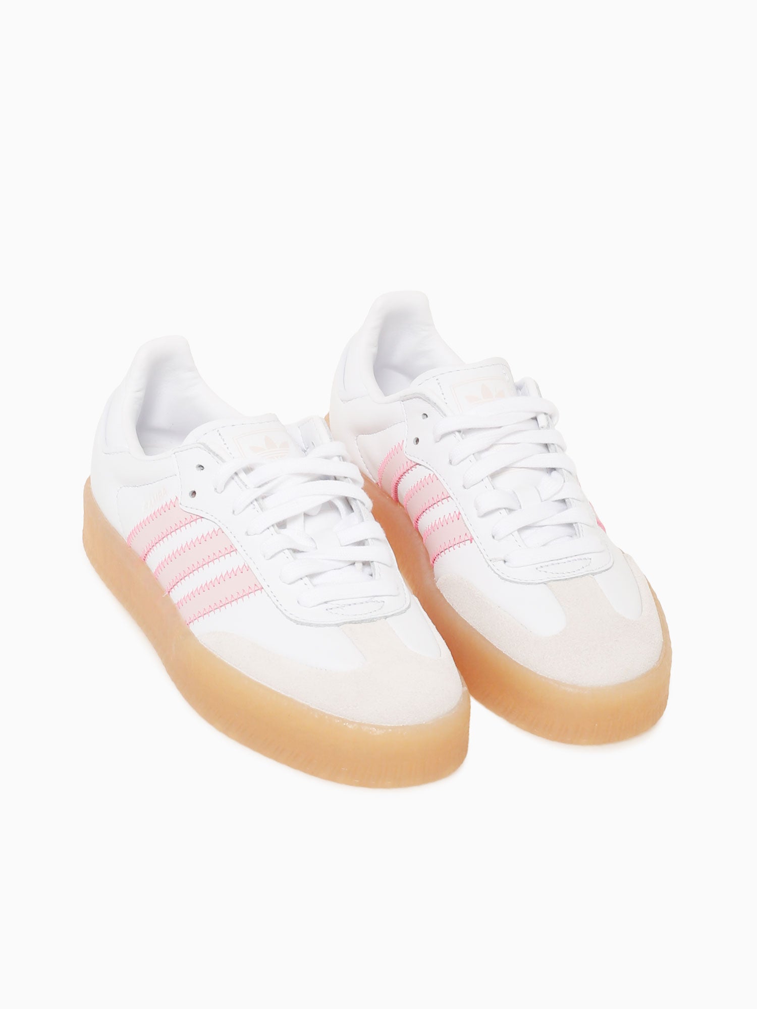 Sambae W White Pink leather Pink / 4 / M
