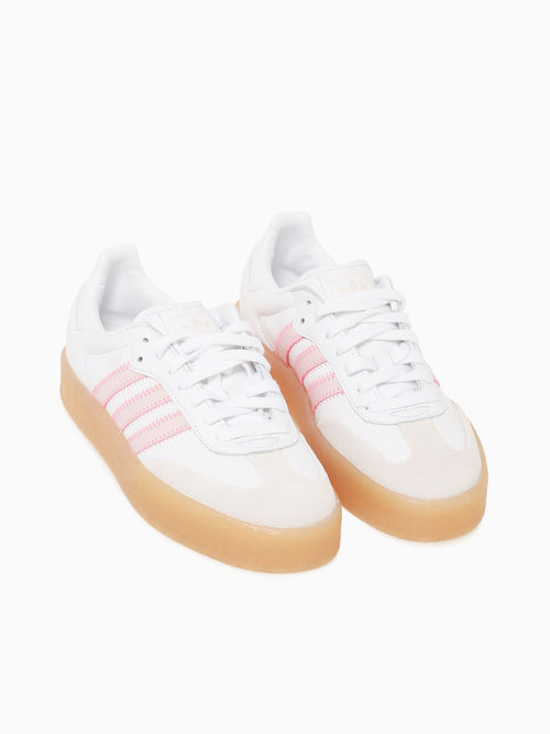 Sambae W White Pink leather Pink / 4 / M