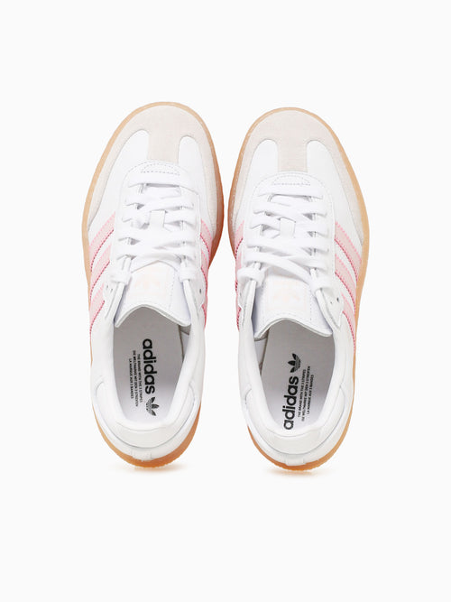 Sambae W White Pink leather Pink / 4 / M