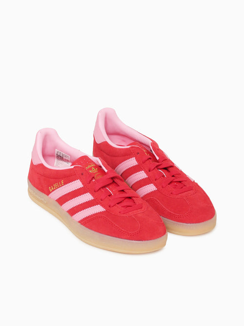 Gazelle Indoor W Scarlet Pink suede Red / 4 / M