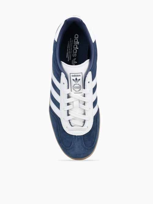 Gazelle Indoor Night Indigo White suede Blue / 4 / M