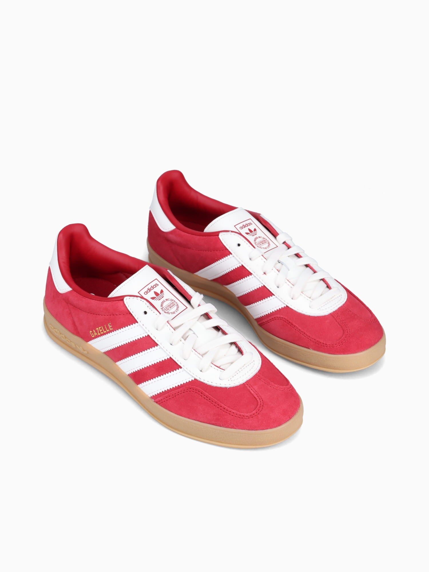 Gazelle Indoor Victory Red White suede Red / 4 / M