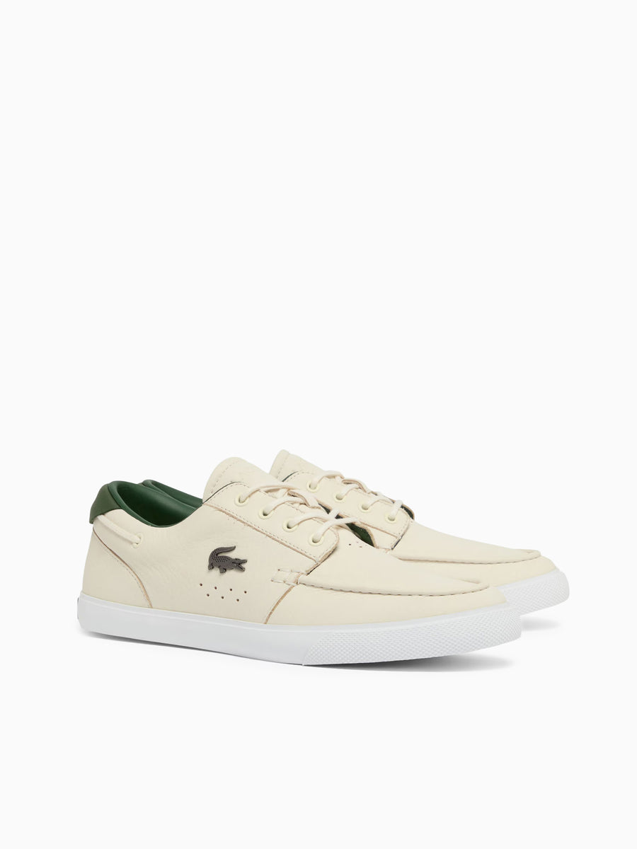 Bayliss 2.0 Off White Dk grn leather Off White / 5 / M