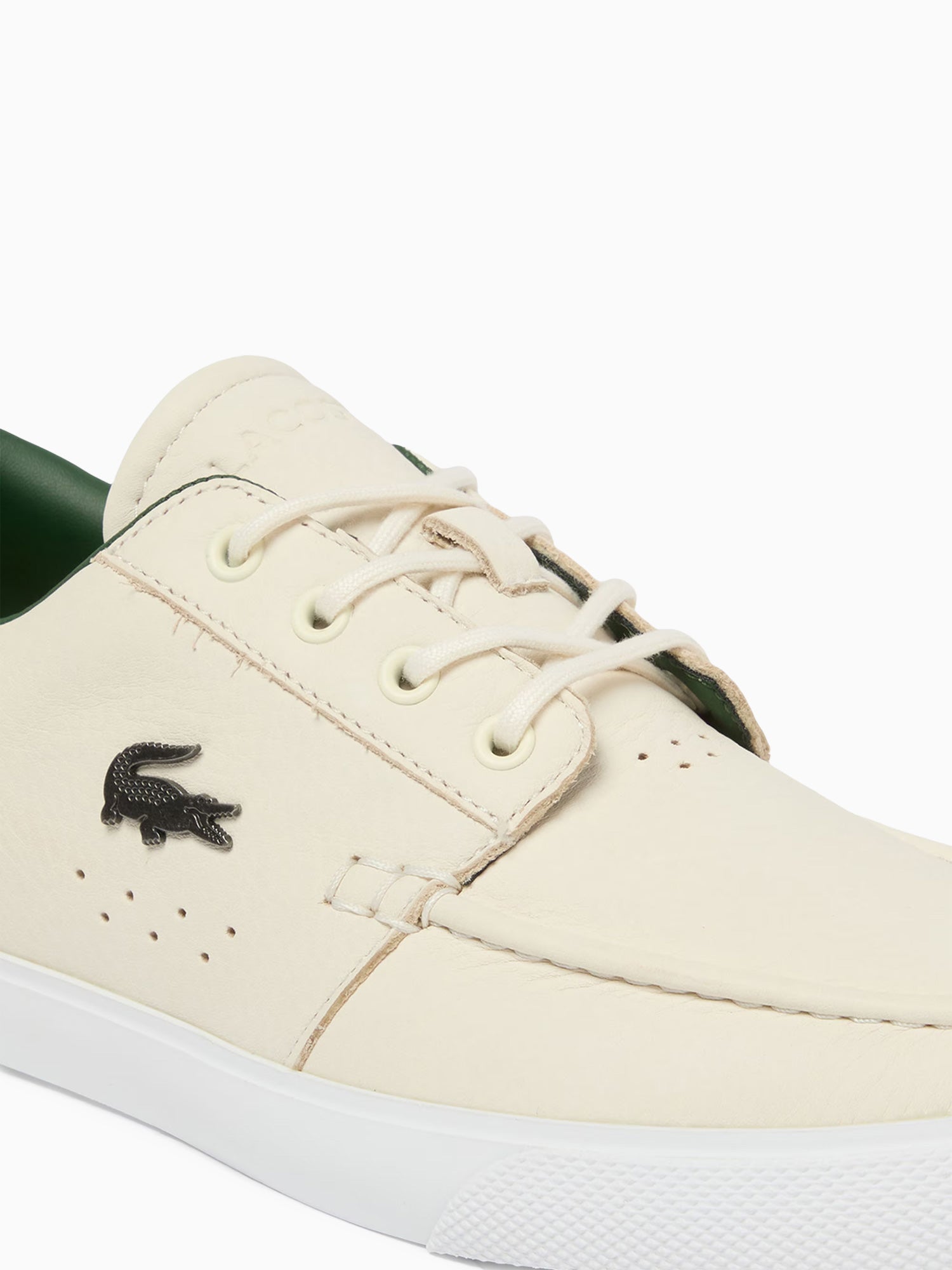 Bayliss 2.0 Off White Dk grn leather Off White / 5 / M