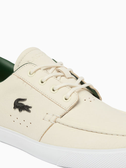 Bayliss 2.0 Off White Dk grn leather Off White / 5 / M
