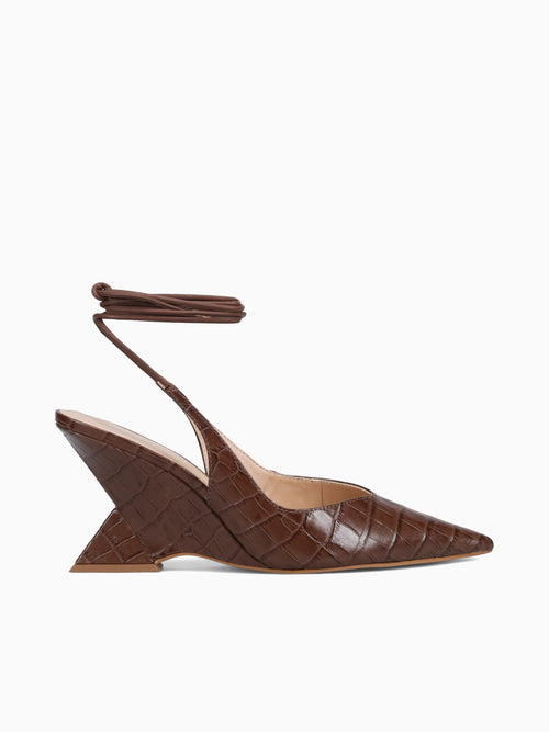 Kloe Café Croco Brown / 5 / M