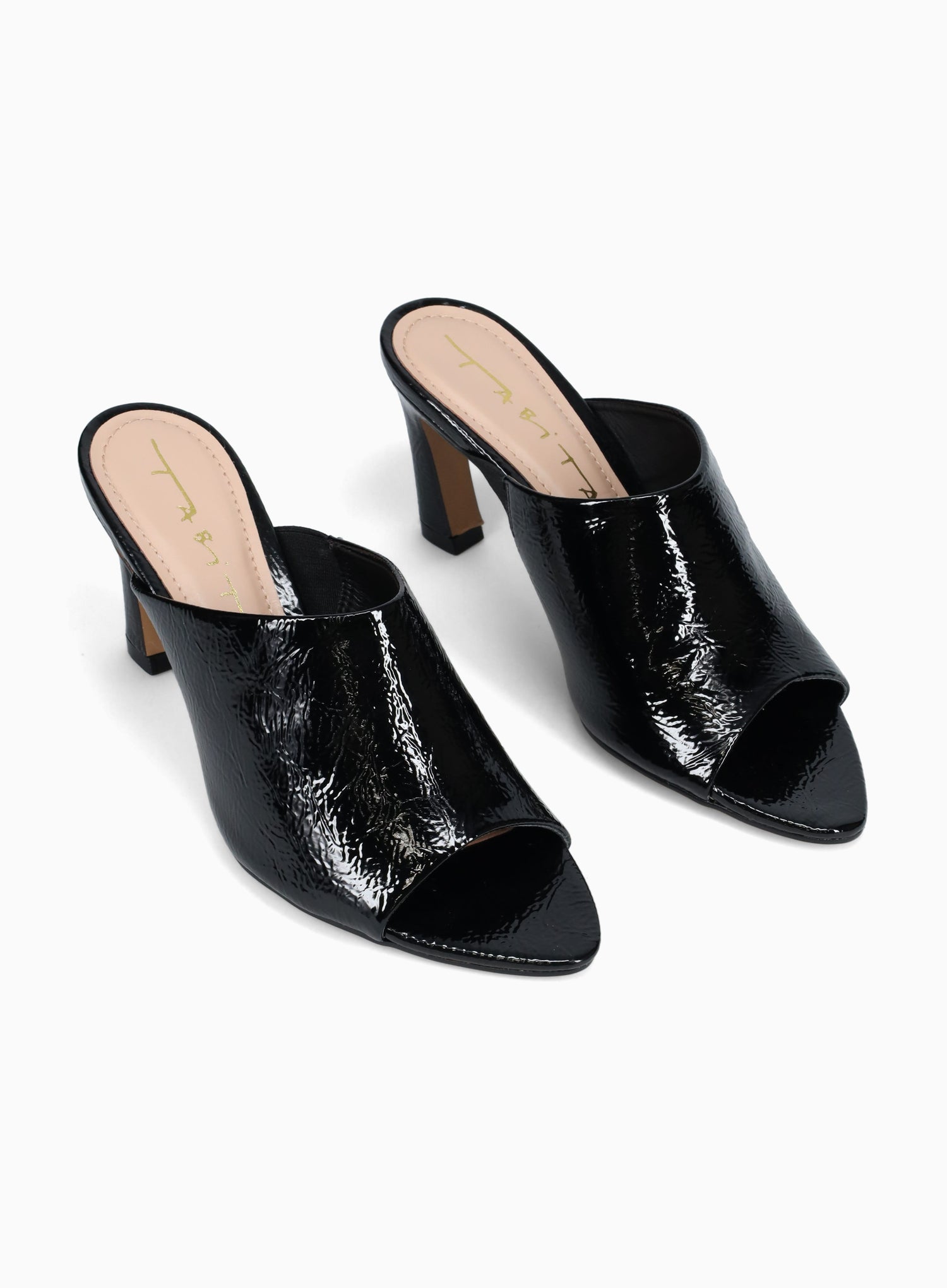 Trisha Preto Verniz Gloss Veg Black / 5 / M