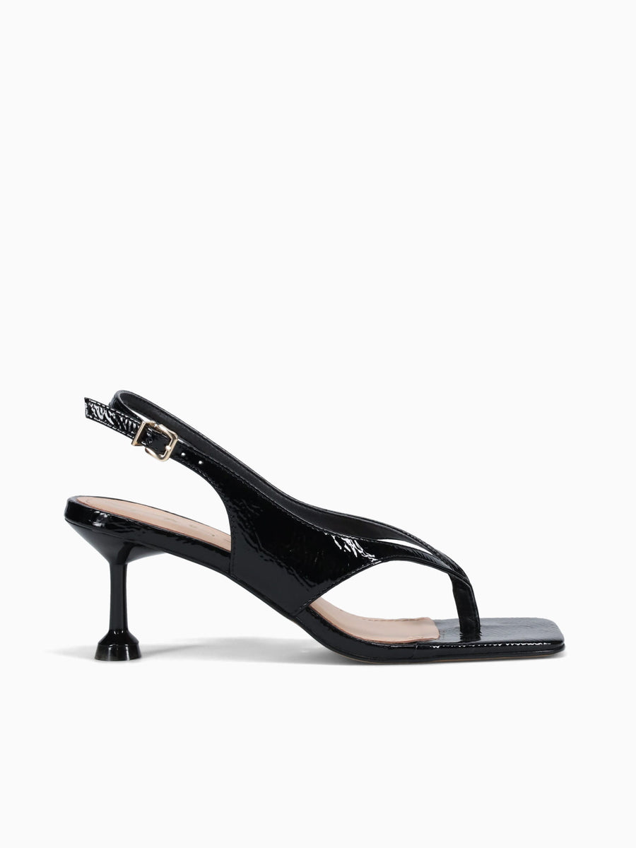 Tosha Preto Verniz Gloss Veg Black / 5 / M
