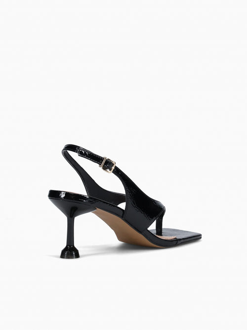 Tosha Preto Verniz Gloss Veg Black / 5 / M