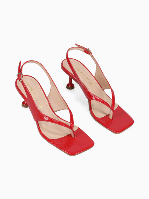 Tosha Scarlet Verniz Gloss Veg Red / 5 / M