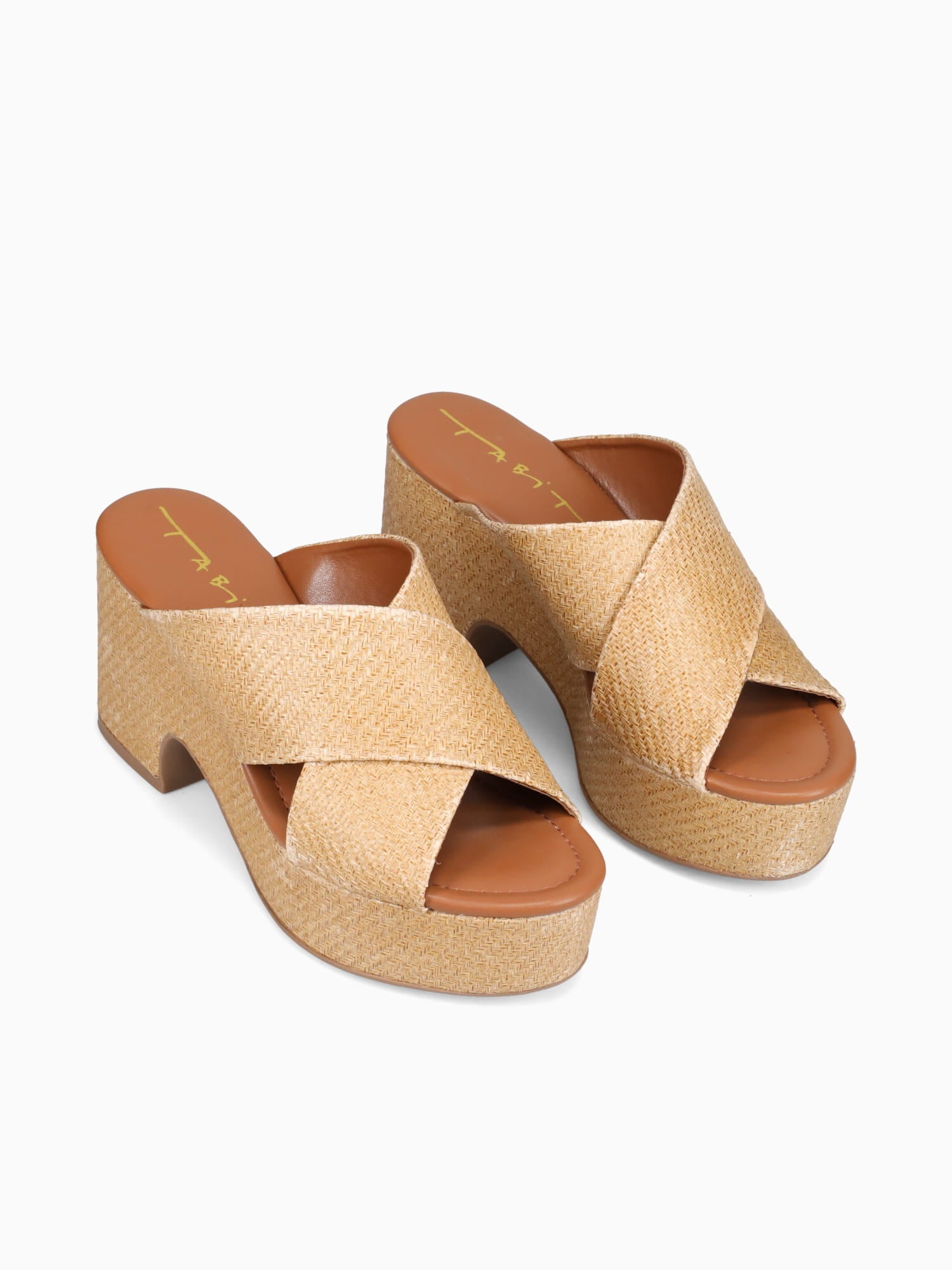 Trisha Camel Rafia Lotus Tan / 5 / M