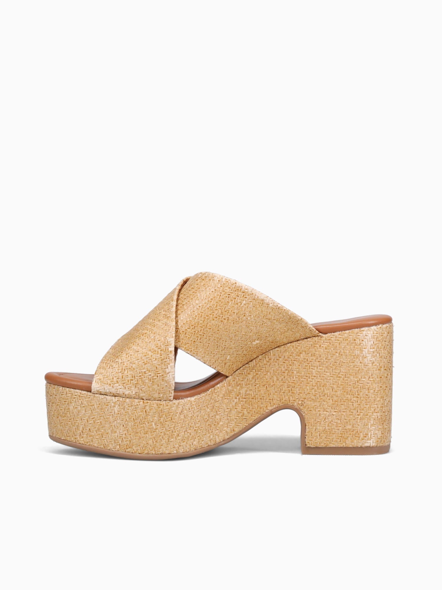 Trisha Camel Rafia Lotus Tan / 5 / M