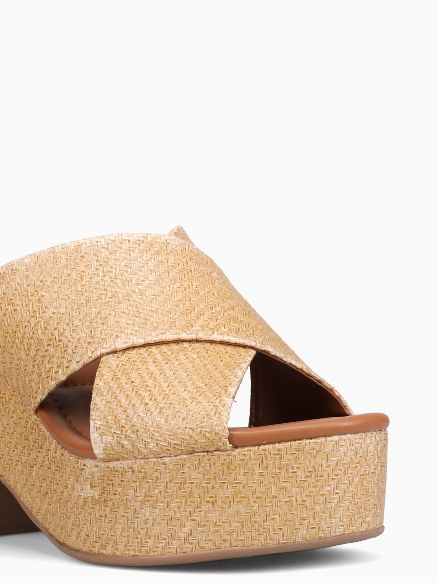 Trisha Camel Rafia Lotus Tan / 5 / M