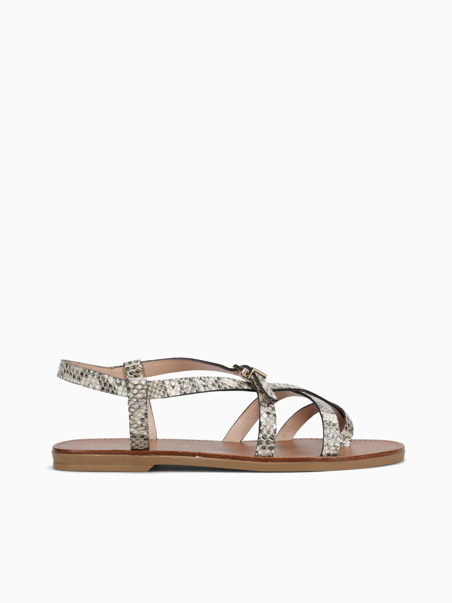 Trini Off White Snake Exotic Off White / 5 / M