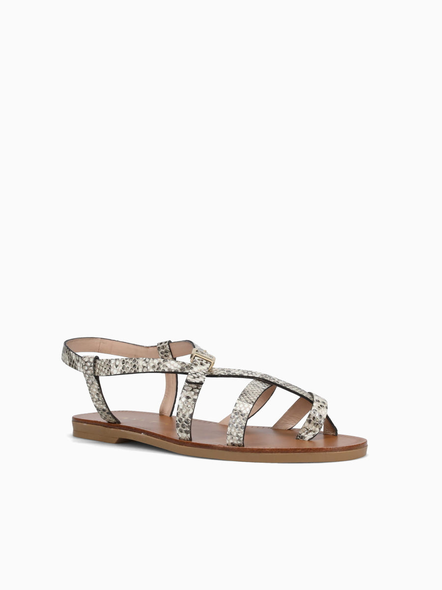 Trini Off White Snake Exotic Off White / 5 / M