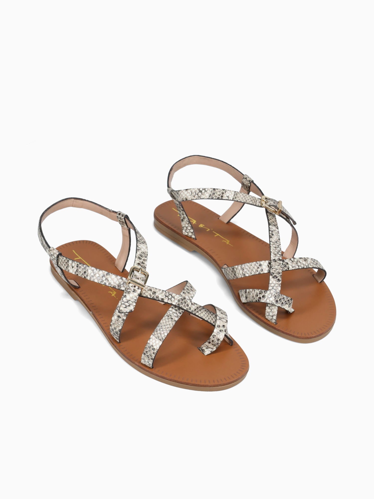 Trini Off White Snake Exotic Off White / 5 / M