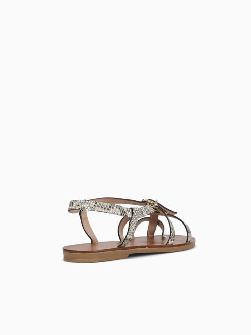 Trini Off White Snake Exotic Off White / 5 / M