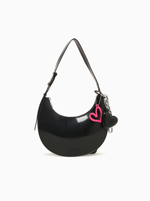 Moon Shoulder Bag Black Black