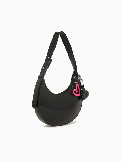 Moon Shoulder Bag Black Black