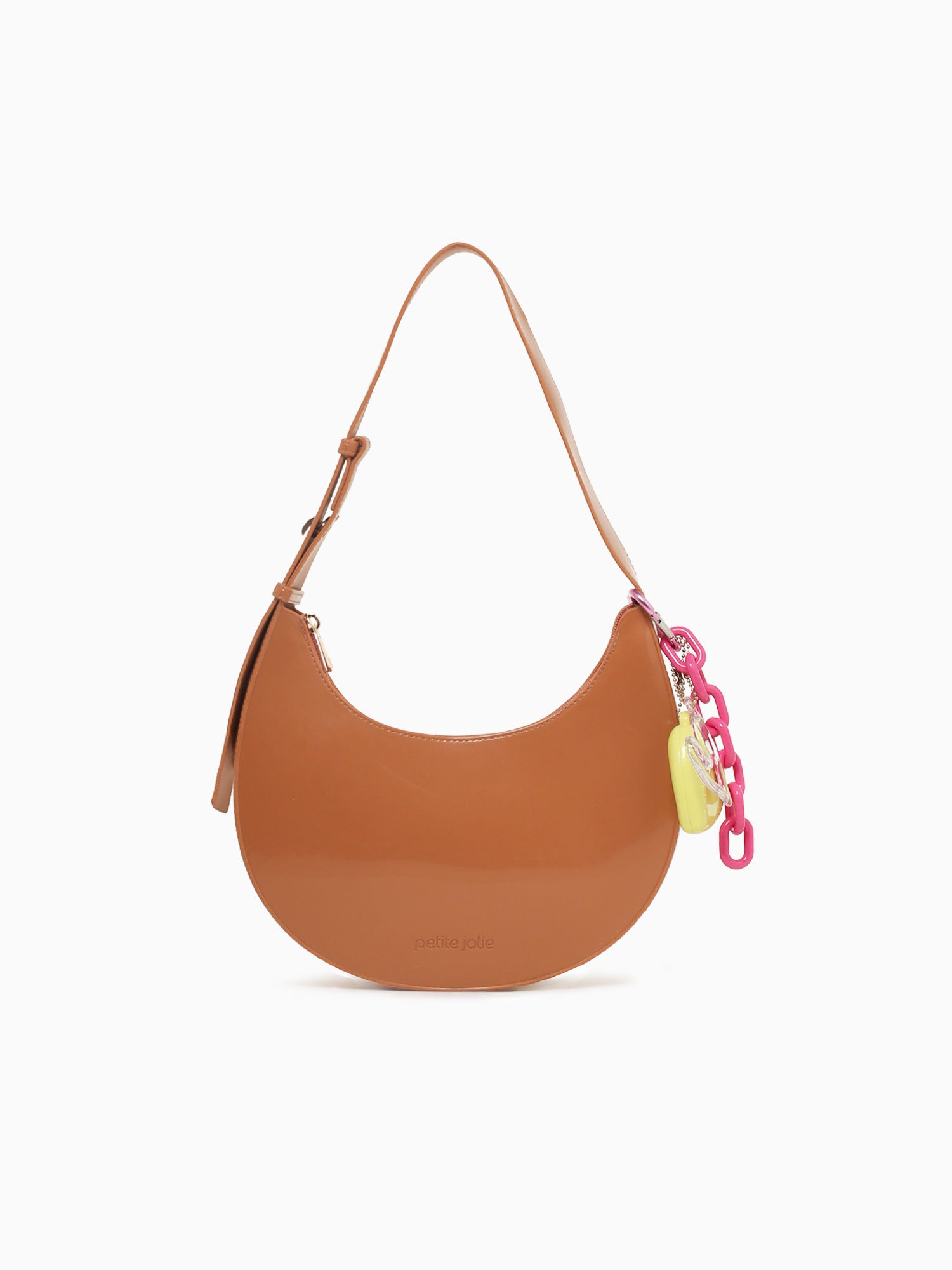Moon Shoulder Bag Milk Caramel Brown