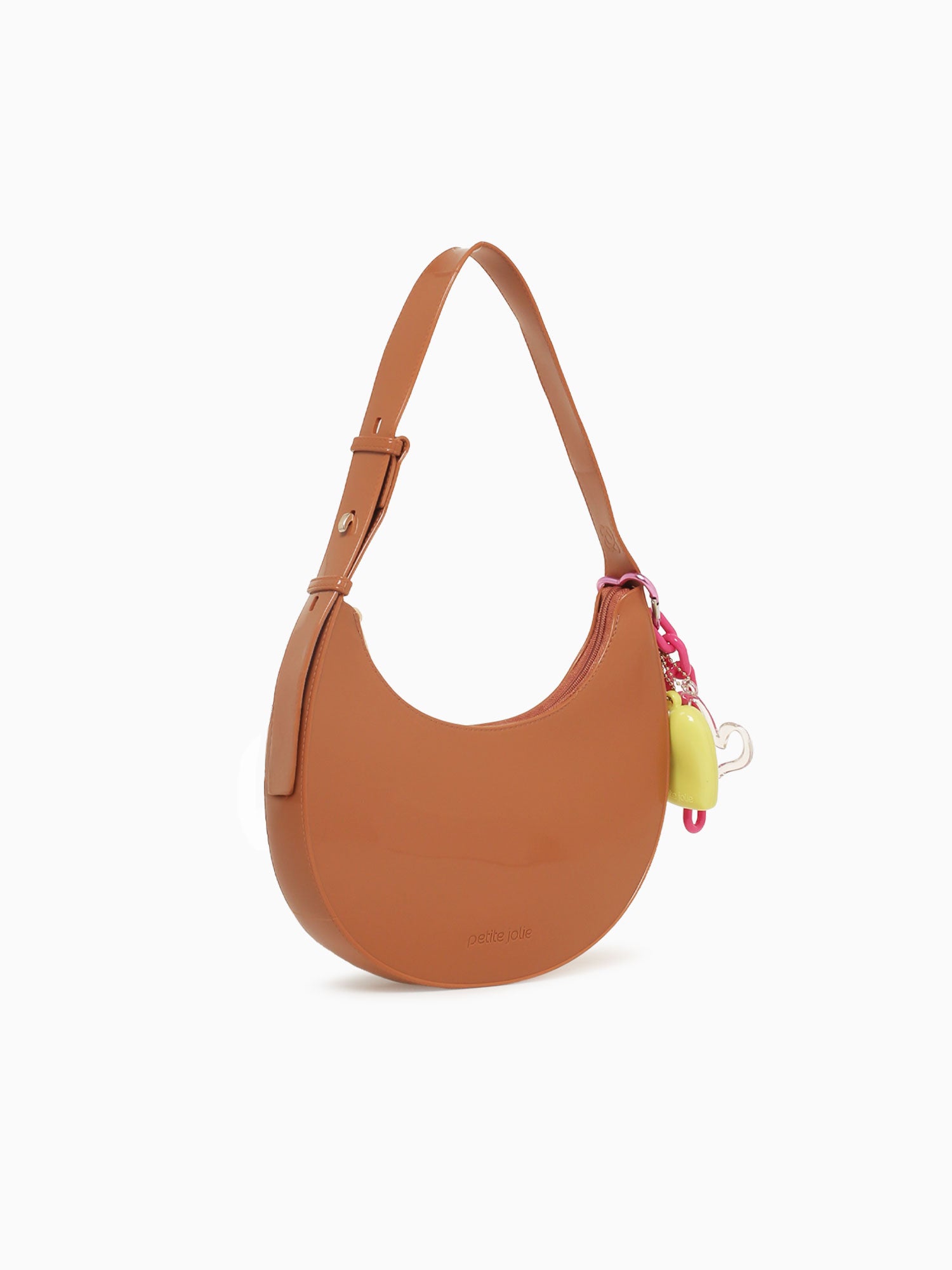 Moon Shoulder Bag Milk Caramel Brown