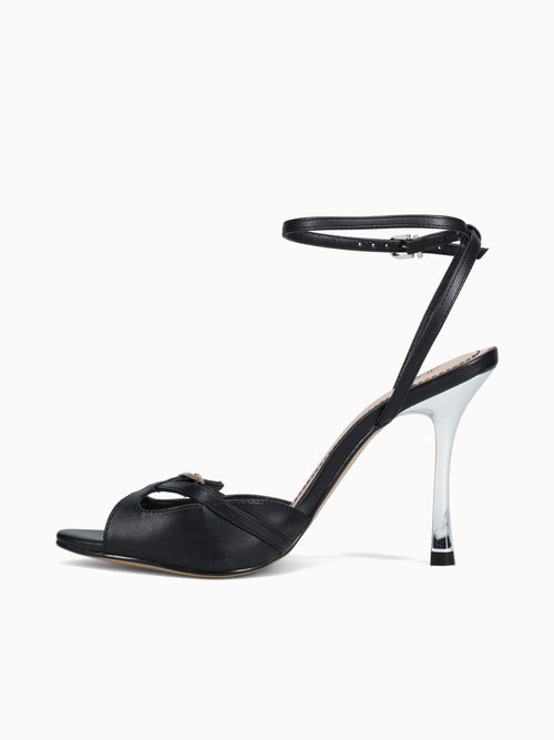 Wilfreda Preto Nickel vitelo pu Black / 5 / M
