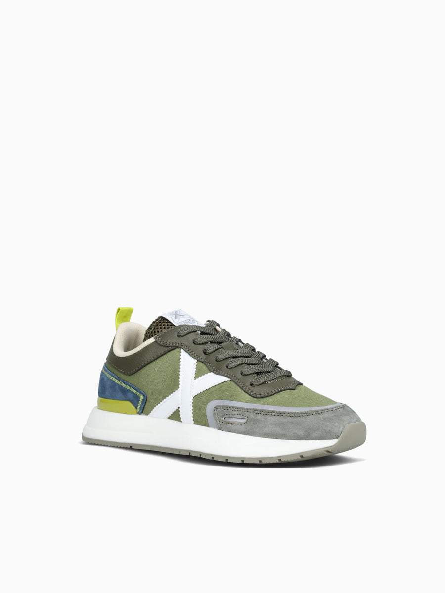 Speed Green White suede Mesh Green / 40 / M