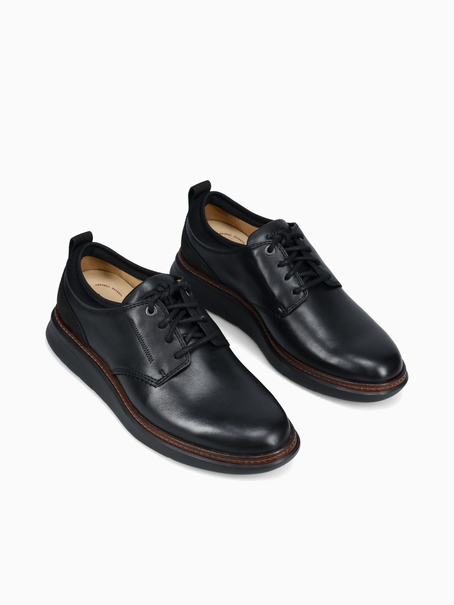 Rafael Lace Up Black Leather Black / 7 / M