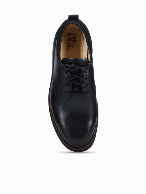 Rafael Lace Up Black Leather Black / 7 / M