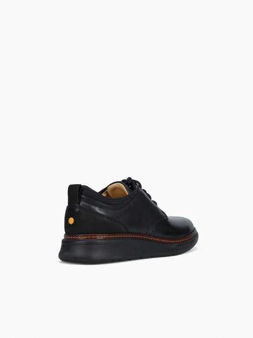 Rafael Lace Up Black Leather Black / 7 / M
