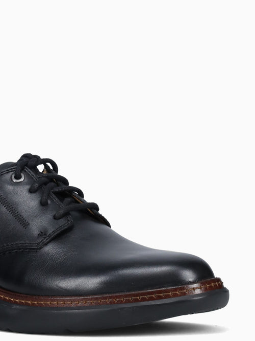 Rafael Lace Up Black Leather Black / 7 / M