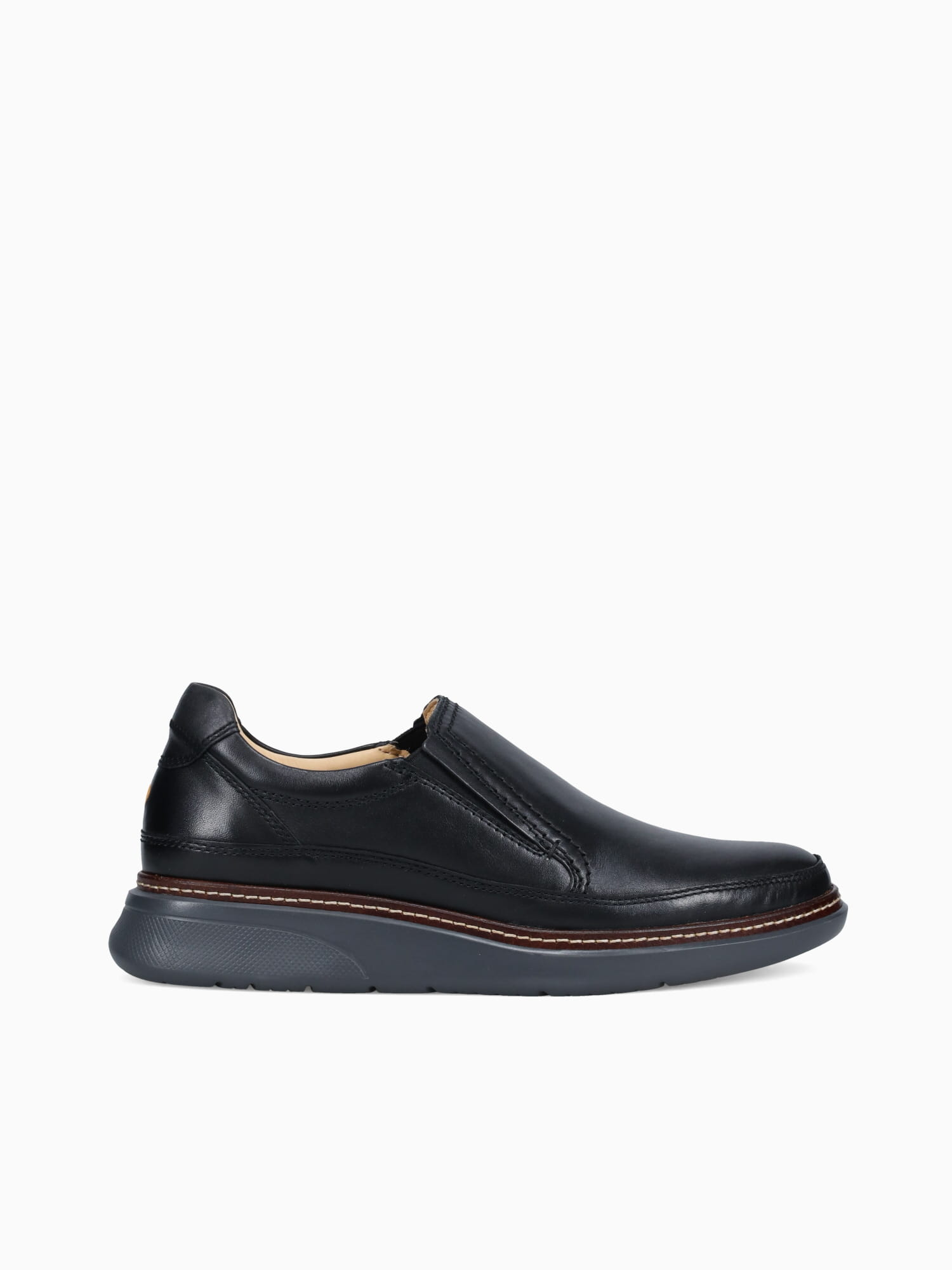 Rafael Slip On Black Leather Black / 7 / M