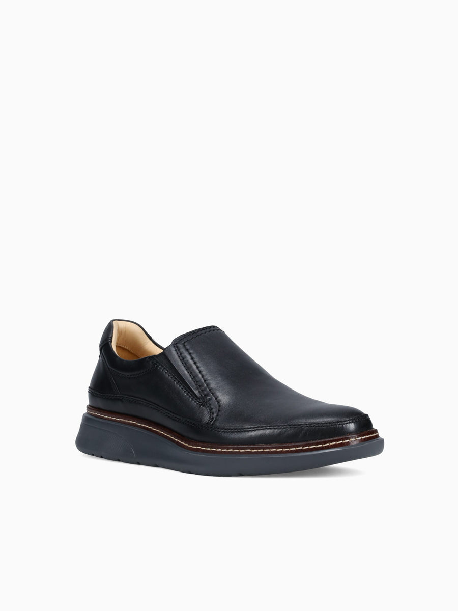Rafael Slip On Black Leather Black / 7 / M