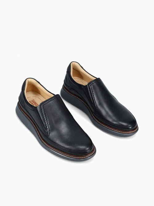 Rafael Slip On Black Leather Black / 7 / M