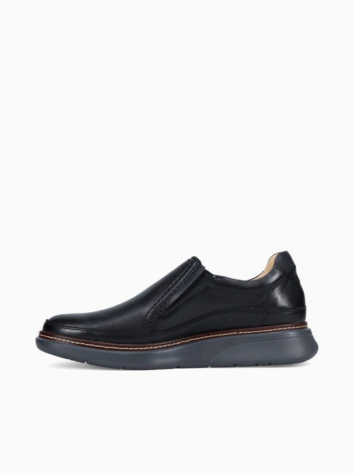 Rafael Slip On Black Leather Black / 7 / M