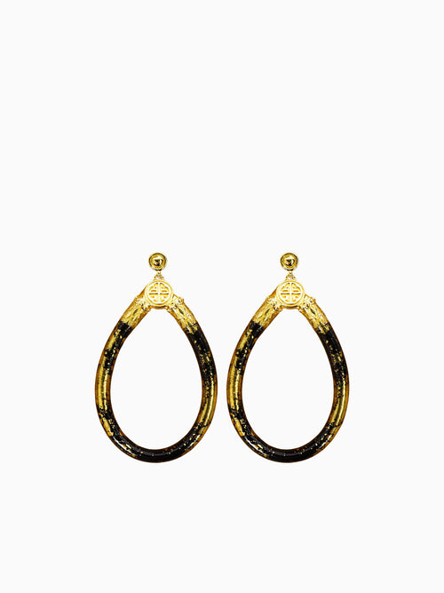Koi Noir All Weather Earrings Black