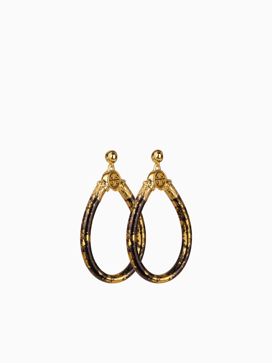 Koi Noir All Weather Earrings Black