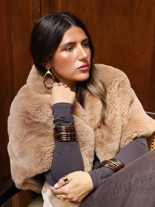 Koi Leopard All Weather Earrings Gold