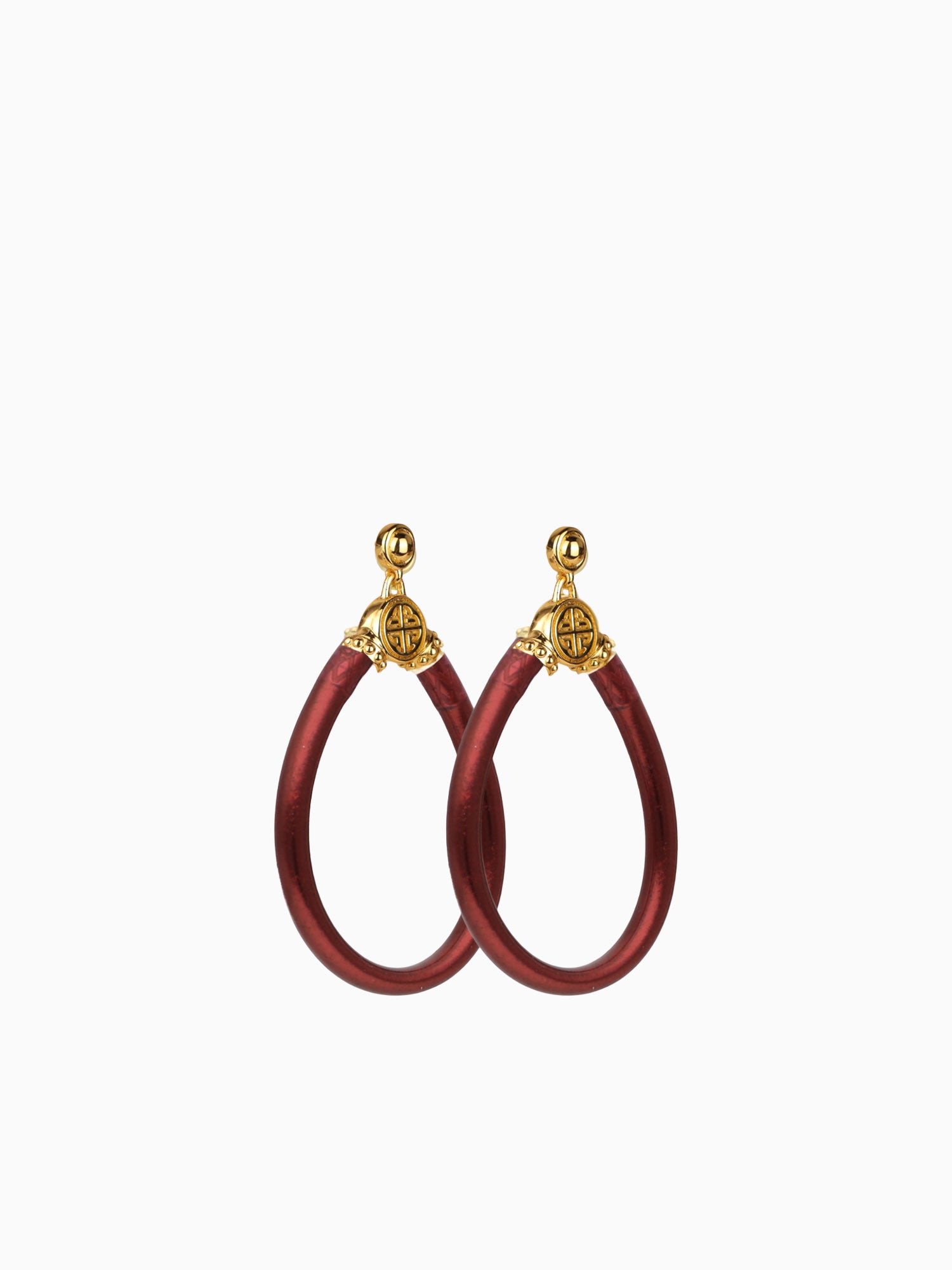 Merlot All Weather Earrings Wine