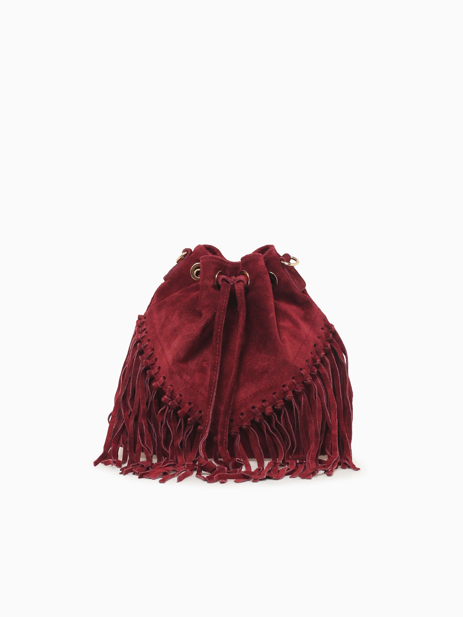 Jolene Red Suede Gold