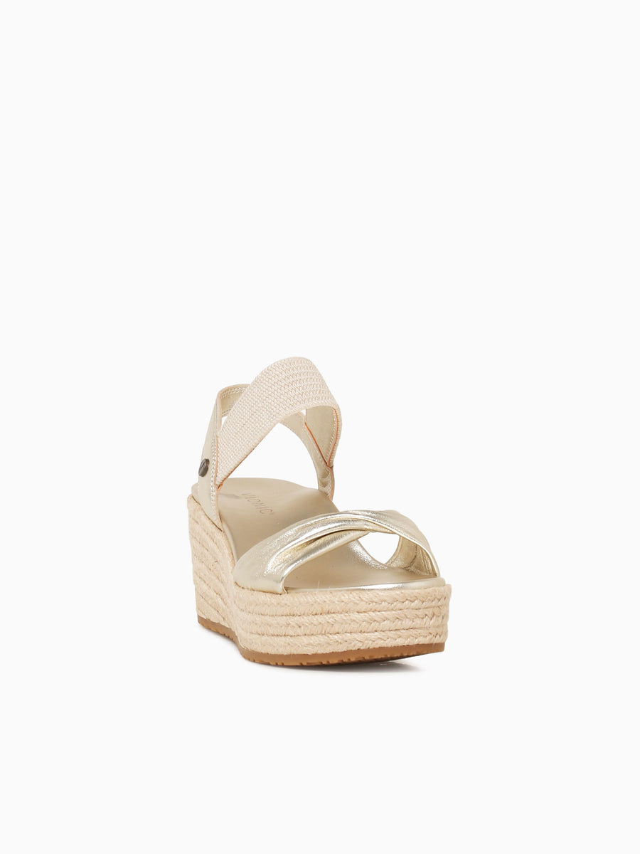 Darla Gold Leather Other / 5 / M