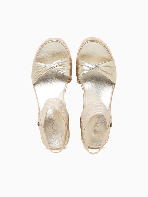 Darla Gold Leather Other / 5 / M