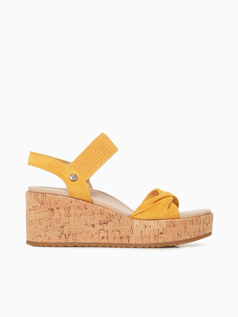 Darla Amber Yellow Suede Yellow / 5 / M
