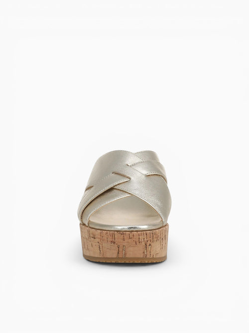 Dawn Gold Leather Gold / 5 / M