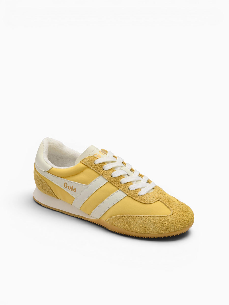 Sprinter Pollen Offwhite suede Fabric Yellow / 5 / M