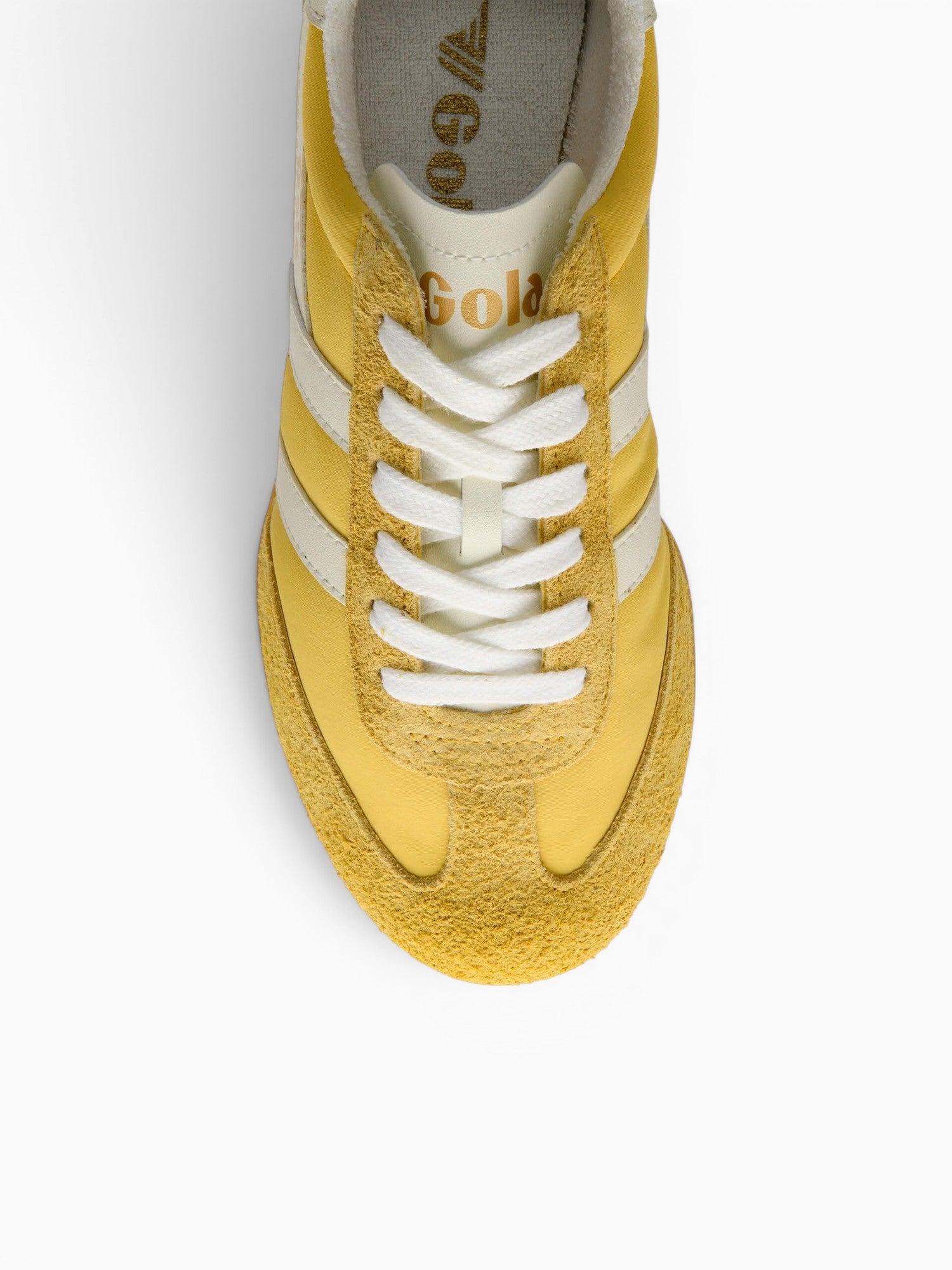 Sprinter Pollen Offwhite suede Fabric Yellow / 5 / M