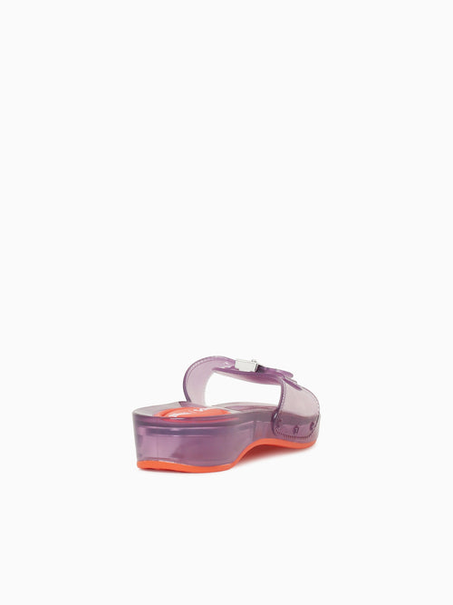 Pescura Heel+scholl Clear Lilac Jelly Purple / 5 / M